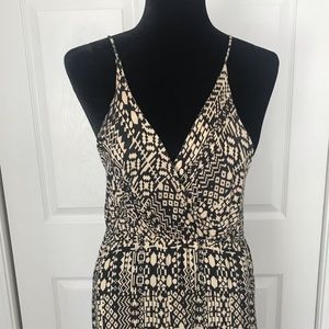 Aztec Print V-Neck Maxi Dress by Final Touch. Size L